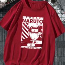 Camiseta Anime Naruto Uzumaki Geek Camisa 100% Algodão Bt052