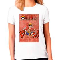 Camiseta anime one pieces desenho feminina02