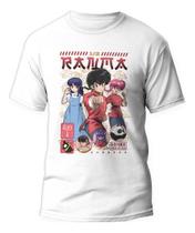 Camiseta Anime Ranma Saotome Akane Ryoga V07 100% Algodão Camiseta Anime Ranma Saotome Akane Ryoga V07 100% Algodão
