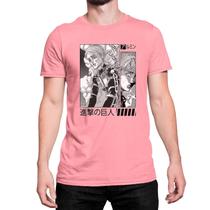 Camiseta Anime Shingeki No Kyojin Armin Titã Colossal
