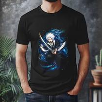 Camiseta Anime Toshiro Hitsugaya Serie Bleach 100% Algodão Camiseta Anime Toshiro Hitsugaya Serie Bleach 100% Algodão