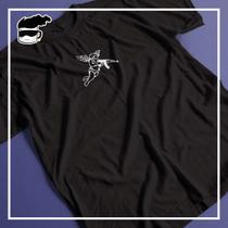 Camiseta Anjo Ak47 Old School Unissex 100% Algodão