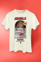 Camiseta Annabelle Warning Camiseta Annabelle Warning