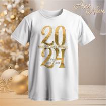 Camiseta ano novo acredite nos seus sonhos feliz reveillon