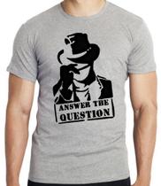 Camiseta Answer the question Blusa criança infantil juvenil adulto camisa tamanhos