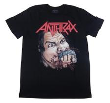 Camiseta Anthrax Blusa Adulto Unissex Licenciado Oficial Banda de Rock Of0095