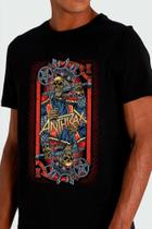 Camiseta Anthrax Evil Kings Oficial Banda de Rock Of0215 RCH