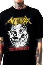 Camiseta Anthrax Trihsnikufesin Blusa Oficial Licenciado Banda de Rock Unissex Of0060