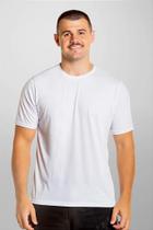 Camiseta Anti Pilling Comfort Branca 100% Poliéster - Ideal para Conforto e Estilo
