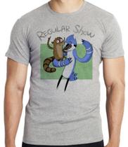 Camiseta Apenas um show Mordecai e Rigby Blusa criança infantil juvenil adulto camisa tamanhos Camiseta Apenas um show Mordecai e Rigby Blusa criança infantil juvenil adulto camisa tamanhos