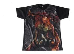 Camiseta Aquaman Jason Momoa Blusa Adulto Unissex H180 BM Camiseta Aquaman Jason Momoa Blusa Adulto Unissex H180 BM