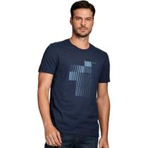 Camiseta Aramis Barcode Ve25 Marinho Masculino