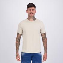 Camiseta Aramis Basica Linho Bege Camiseta Aramis Basica Linho Bege