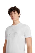 Camiseta Aramis Malha Geométrico Branco