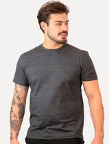 Camiseta Aramis Masculina Basic 3D Rubber Logo Grafite Mescla