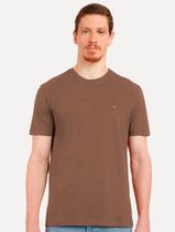 Camiseta Aramis Masculina Basic Lisa Marrom