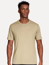 Camiseta Aramis Masculina Basic Lisa Mono Icon Caqui