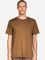 Camiseta Aramis Masculina Basic Lisa Mono Icon Marrom