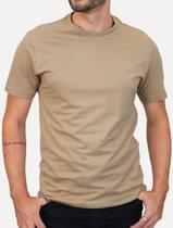 Camiseta Aramis Masculina Basic Lisa Natural Cáqui