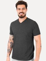 Camiseta Aramis Masculina Basic V-Neck Dark Logo Grafite Mescla Tamanho:S/P