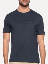 Camiseta Aramis Masculina Estampa Assinatura 1995 Peito Azul Marinho Tamanho:L/G