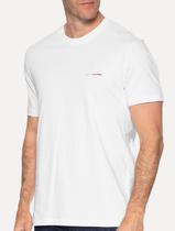 Camiseta Aramis Masculina Estampa Assinatura 1995 Peito Branco Tamanho:XL/GG