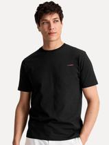 Camiseta Aramis Masculina Estampa Assinatura 1995 Peito Preta
