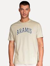 Camiseta Aramis Masculina Regular New College Areia