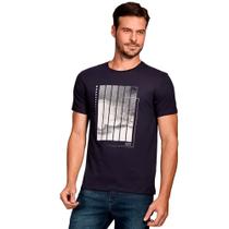 Camiseta Aramis Ocean Barcode Ve25 Marinho Masculino