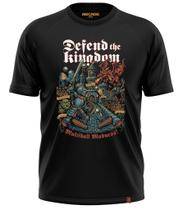 Camiseta ARCADE GEEK GAMER PINBALL DEFEND THE KINGDOM MEDIEVAL MULTIBALL MADNESS 535 - Estampa DTF e Sublimação Camiseta ARCADE GEEK GAMER PINBALL DEFEND THE KINGDOM MEDIEVAL MULTIBALL MADNESS 535 - Estampa DTF e Sublimação