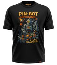 Camiseta Arcade Geek Gamer Pinball Uprising Activate Solar Value Retro Nerd Fliperama 534 Camiseta Arcade Geek Gamer Pinball Uprising Activate Solar Value Retro Nerd Fliperama 534