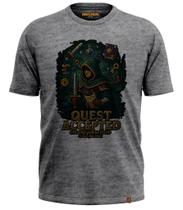 Camiseta Arcade Geek Gamer RPG Quest Accepted Paladin Paladino Escolha Seu Caminho XP Dragões 529 Camiseta Arcade Geek Gamer RPG Quest Accepted Paladin Paladino Escolha Seu Caminho XP Dragões 529