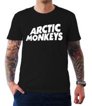 Camiseta Arctic Monkeys Camisa Banda Rock Blusa 100% Algodão