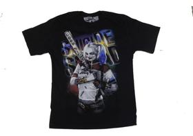 Camiseta Arlequina Harley Quinn Blusa Adulto Unisex Mr1104 BM