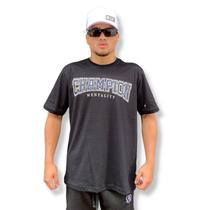 Camiseta Art Stillo Champion Mentality Preta Camiseta Art Stillo Champion Mentality Preta