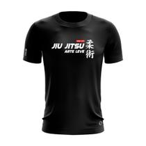 Camiseta Arte Leve Jiu Jitsu Academia Corrida Luta Gym - Shap Life