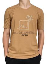 Camiseta Arte Masculina Rio De Janeiro Elastica Cod:06
