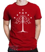 Camiseta Árvore De Gondor Senhor Dos Anéis Camisa Geek Rubi