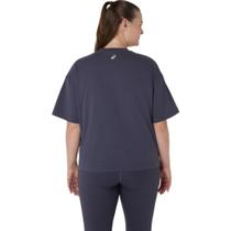 Camiseta ASICS Nagino Relaxed Graphic - Feminino - Azul Camiseta ASICS Nagino Relaxed Graphic - Feminino - Azul