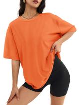 Camiseta ATHMILE Halloween Loose Fit Orange