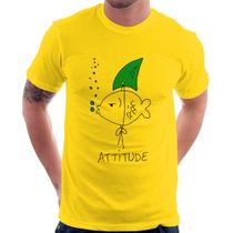 Camiseta Atitude Peixe Tubarão - Foca na Moda
