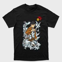 Camiseta Attack on Titan Divisão de Reconhecimento Levi Ackerman Tamanho:G6Tecido:100% Algodão Camiseta Attack on Titan Divisão de Reconhecimento Levi Ackerman Tamanho:G6Tecido:100% Algodão