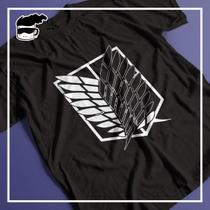 Camiseta Attack on Titan Unissex Algodão Anime Camiseta Attack on Titan Unissex Algodão Anime