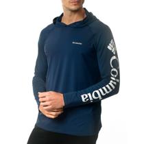 Camiseta Aurora M/L Capuz Azul Marinho - Columbia