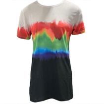 Camiseta Austin Club Mult Cores Tie Dye Long Fit M