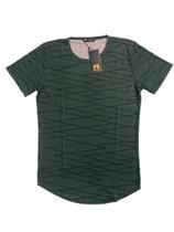 Camiseta Austin Club Verde Listrada Long Fit G