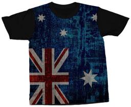 Camiseta Austrália Camisa Bandeira País