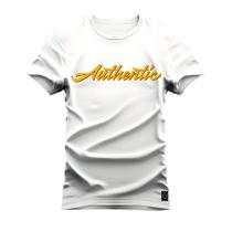 Camiseta Authentic Plus Size Extra Grande Confortável Estampa Digital