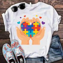 Camiseta Autismo Blusa T-Shirt Autista Inclusão Unissex - Bella Gis