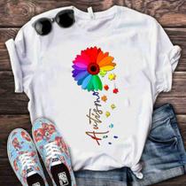 Camiseta Autismo M3 Flor - Maria Mocinha